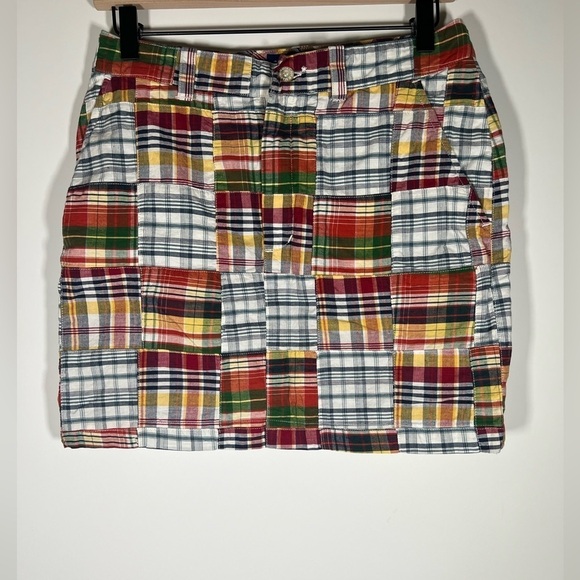 Cape Madras Dresses & Skirts - Cape Madras Maine blue red plaid mini skirt sz 2 preppy sailing retro *sold out